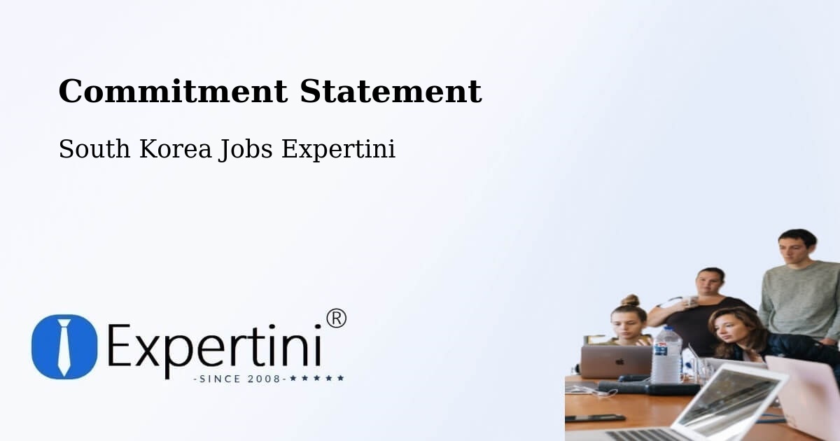 Corporate Commitment – Cheongju Si - South Korea Jobs Expertini