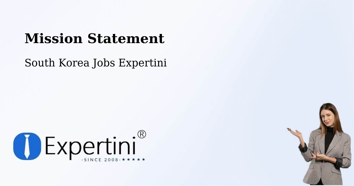 Corporate Mission – Cheongju Si - South Korea Jobs Expertini